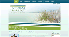 Desktop Screenshot of dentistinpanamacityfl.com
